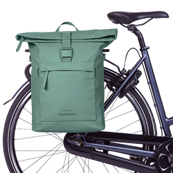 Schultertasche BROOKLYN 17 Liter, Basil, MIK Hooks, silbergrün, Basil, 18542 - Produktbild - 2