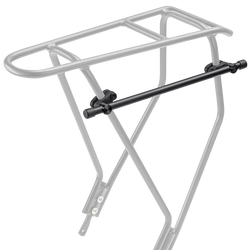 KLICKfix XTRA RAIL Gepäckträgerstrebe Aluminium schwarz, Ø 10 mm, zum Nachrüsten - Produktbild - 1