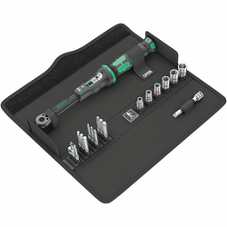 Click-Torque A 6 Set Drehmomentschlüssel 2,5-25 Nm, Wera, mit Umschaltknarre, 1/4" Sechskant, 20-tlg, Wera, 05130110001 - Produktbild - 1