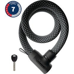 ABUS YARNIT 4004K Textil-Kettenschloss fürs Fahrrad, 110 cm, Sicherheitsstufe 7, schwarz - Produktbild - 1