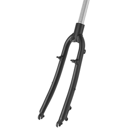 61-250-21446694-21446694.jpg Gabel 28" Trekking schwarz zum Niveauausgleich, Ø außen 28,6mm, Schaft 280mm, Einbauhöhe 450mm, Messingschlager, 392933 - Produktbild - 1