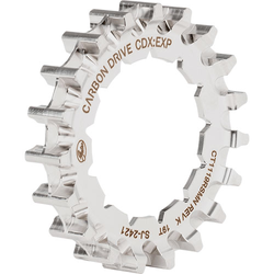 Gates CDX hintere Riemenscheibe, 19 Zähne, Rohloff, silber, Gates, 78980748-AM - Produktbild - 1
