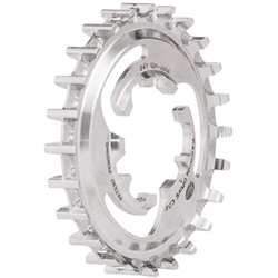 Gates CDX hintere Riemenscheibe, 24 Zähne, Enviolo / Nuvinci, silber, Gates, 789800634-AM - Produktbild - 1