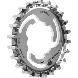 Gates CDX hintere Riemenscheibe, Unified Beltline, 22 Zähne, Alfine / Nexus / Sturmey Archer, silber, Gates, 78980738-AM - Produktbild - 1