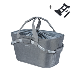 Gepäckträgerkorb 2DAY CLASSIC CARRY ALL MIK 2.0, Basil, grau, Basil, 11354 - Produktbild - 2