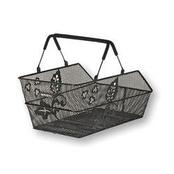 Gepäckträgerkorb CENTO Flower, Basil, schwarz, Multi System NX, Basil, 11336 - Produktbild - 1