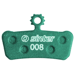 Diverse Scheibenbremsbelag Sinter 008 Sram | organisch, MTB Race, grün, VE=25 Paar - Produktbild - 2