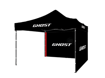Ghost Zelt GHOST inkl. 2 Seitenwände | schwarz, 3x3m, mit Transporttasche - Produktbild - 1 Ghost Zelt GHOST inkl. 2 Seitenwände | schwarz, 3x3m, mit Transporttasche - Produktbild - 1