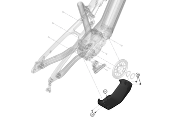 Pinion Motorabdeckung Pinion IGB | inkl. Schrauben - Produktbild - 1