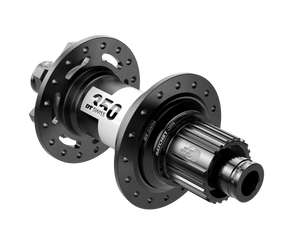 Nabe MTB HR 350 DEG Classic 6-Loch, DT SWISS, HR, 12/148 mm TA Boost, Shimano Micro Spline 12-fach Light (ASL12) mit Ratchet DEG, Größe: 32 Loch, Farbe: schwarz, Gewicht: 312 g, VE: 1 Stk. - Produktbild - 1