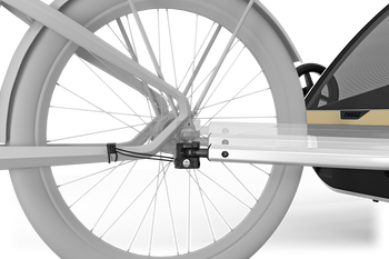 Thule Chariot Cross 2 single Braun – Multisport Fahrradanhänger - Produktbild - 2