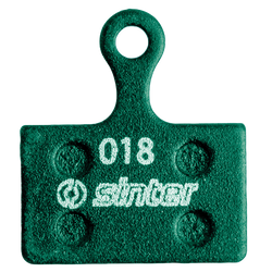 Diverse Scheibenbremsbelag Sinter 018 Shimano K | organisch, MTB Race, grün, VE=1 Paar - Produktbild - 2
