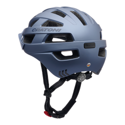 Cratoni Fahrradhelm Cratoni Velo-X (City) | blau metallic matt, Gr. S/M (52-57cm) - Produktbild - 2
