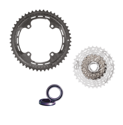Campagnolo Ultra Kit Kassete+Kettenblatt | 13-f., 50 + 11/36 Z. inkl. USB Lager QCK - Produktbild - 1