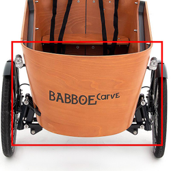 Babboe Paneel Vorderseite Babboe | Carve, Holz, Beleuchtung auf der Seite - Produktbild - 1