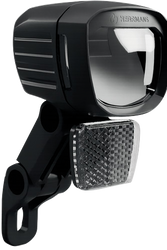Herrmans LED-E-Bike-Scheinwerfer HERRMANS | Nordic MR5 Dynamo, sw, m. Halter, On/Off - Produktbild - 1