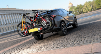 Peruzzo Kupplungsträger Peruzzo Siena E-Bike | schwarz, universell für 2 Räder - Produktbild - 2