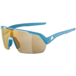 Alpina Sportbrille Alpina Turbo HR Q-Lite | rauchblau matt,Glas gold versp,Kat.2 - Produktbild - 1