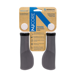 Herrmans Griffe HERRMANS Nucore Town Peak | 130mm, Ø 22mm, grau, DD48 BL+BR - Produktbild - 1