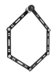 Diverse Faltschloss Kryptonite KryptoLok 610 S | Länge 100cm,5mm Stahlgl.,sw,2 Schlüssel - Produktbild - 2