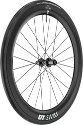 Laufrad ARC 1400 Dicut 55 mm WTS, DT SWISS
HR 12/142 mm, Disc Center Lock, Shimano Road 11SP Light (ASL11) mit Ratchet EXP 36
Größe: 622 x 22 mm, Farbe: Schwarz, Gewicht: 1161 g, VE: 1 Stk. - Produktbild - 1