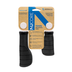 Herrmans Griffe HERRMANS Nucore Town Wave | 130/90mm, Ø 22mm, schwarz, DD48 BL+AR - Produktbild - 1