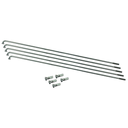 Babboe Speichen Babboe 13/228 (5 Stück/Beutel) | Edelst.m Nippel, Polyax 13Gx14,00/14,50 - Produktbild - 1