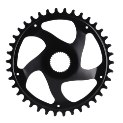 Diverse Kettenblatt E-Bike KMC f.Bosch Gen.4 | 38 Z., sw, DM, KL 50mm, 11/128", schmal - Produktbild - 1