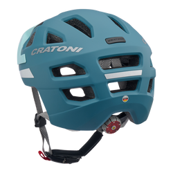 Cratoni Fahrradhelm Cratoni Maxster Pro | stahlblau matt, Gr. S (48-53cm) - Produktbild - 1