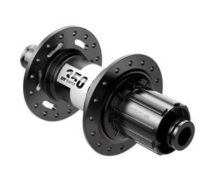 Nabe MTB HR 350 DEG Classic 6-Loch, DT SWISS, HR, 12/148 mm TA Boost, Shimano 11-fach Light (ASL) mit Ratchet DEG, Größe: 28 Loch, Farbe: schwarz, Gewicht: 313 g, VE: 1 Stk. - Produktbild - 1