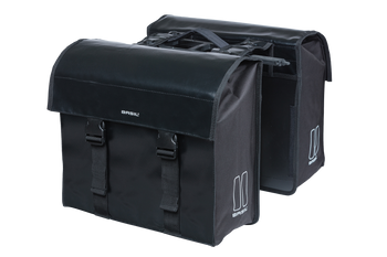 Basil Doppeltasche Basil Urban Load MIK | schwarz, 48-53ltr, 8x38x30cm, MIK - Produktbild - 1