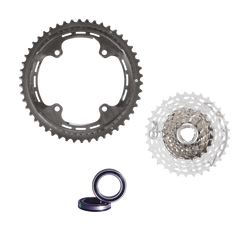 Campagnolo Ultra Kit Kassete+Kettenblatt | 13-f., 50 + 10/33 Z. inkl. USB Lager QCK - Produktbild - 1