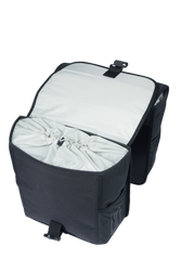 Basil Doppelpacktasche Basil Go MIK | solid black, 14x27x31cm, 32ltr - Produktbild - 1