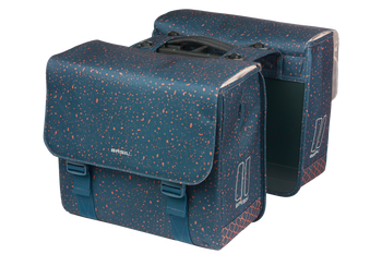 Basil Doppelpacktasche Basil Flair MIK | navy,35x15x31cm (2x),35ltr,Adapterplatte - Produktbild - 1