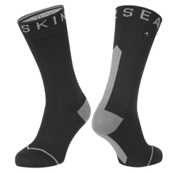 SealSkin Socken SealSkinz Briston | schwarz/grau, Gr. XL - Produktbild - 1