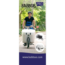 Babboe Roll-Up Banner Babboe | Pro Bike - Produktbild - 1