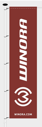 Winora Hissfahne Winora | rot, 100cmx400cm - Produktbild - 1
