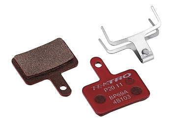 Bremsbeläge Disc Overall Balance / Performance für TEKTRO 2-Kolben Bremsen, TEKTRO
P20.11, Resin, inkl. Spreizfeder - Neue Verpackung
Farbe: Rot, VE: 1 Paar - Produktbild - 1