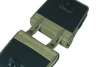 Basil Doppelpacktasche Basil Go | dunkelgrün, 14x27x31cm, 32ltr - Produktbild - 2
