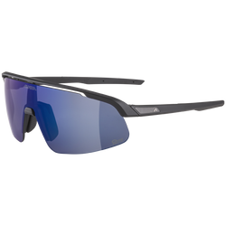 Alpina Sportbrille Alpina Turbo Pro S Q-Lite | schwarz matt,Glas blau versp.,Kat.3,Road - Produktbild - 1