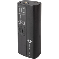 Akku-Minipumpe Elumatik Multiboost, M-WAVE, bis 10,3 bar, mit digitalem Manometer, Messingschlager, 470418 - Produktbild - 1