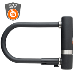 Bügelschloss NEWTON Pro 190, AXA, Stahl, L=190mm, Ø=17mm, schwarz, Axa, 59502595KS - Produktbild - 1