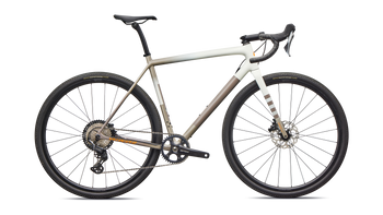 Specialized Crux Comp, Carbon-Gravelbike, Shimano GRX 1x12, Dune White / Sandstone Metallic - Produktbild - 1