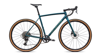 Specialized Crux DSW Gravelbike Alu SRAM Apex Emerald Metallic / Fjord Metallic - Produktbild - 1