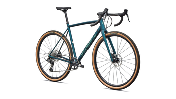 Specialized Crux DSW Gravelbike Alu SRAM Apex Emerald Metallic / Fjord Metallic - Produktbild - 2