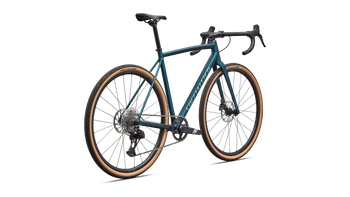Specialized Crux DSW Gravelbike Alu SRAM Apex Emerald Metallic / Fjord Metallic - Produktbild - 3