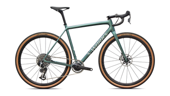 Specialized S-Works Crux SRAM RED XPLR Gravelbike Premium Fjord / Dolomite - Produktbild - 1