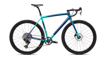 Specialized Crux Expert Gravelbike SRAM Rival XPLR AXS Grey Blue / Lagoon Blue - Produktbild - 1