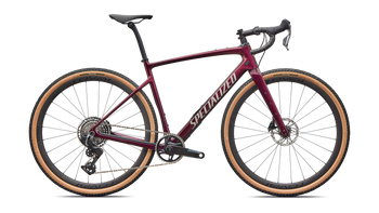 Specialized Diverge 4 Pro SRAM Force XPLR AXS Gravelbike Bordeaux Metallic / Pearl - Produktbild - 1