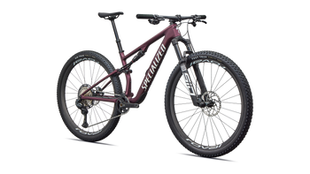 Specialized Epic 8 Expert XC-Race-Fully, Shimano XT Di2, RockShox Select+, Satin Bordeaux Metallic/White - Produktbild - 2